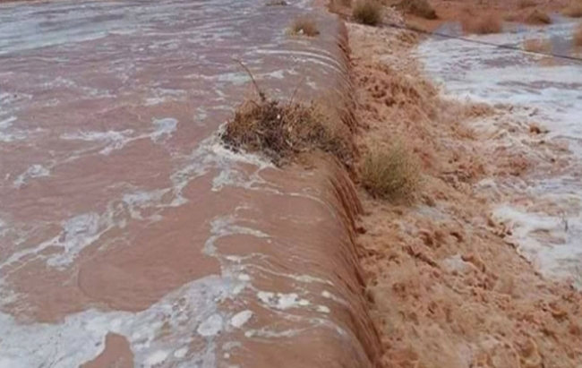 القصرين : وفاة كهل جرفته مياه وادي الصابون بفريانة بعد ارتفاع منسوبه بفعل السيول القادمة من تبسة بالجزائر 