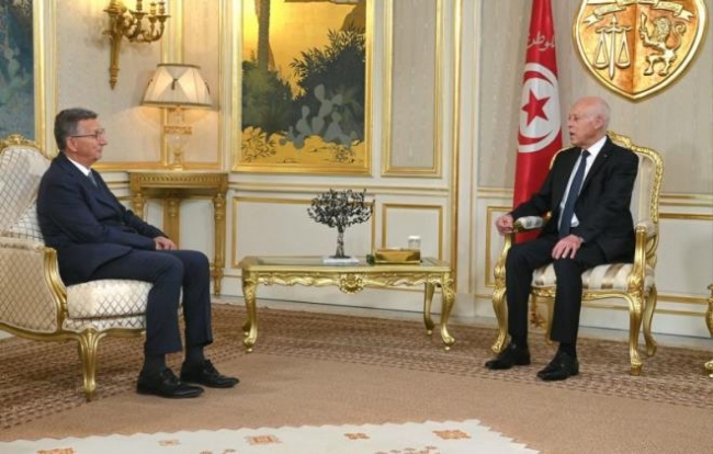 رئيس الجمهورية يلتقي سفير ألمانيا لدى تونس بمناسبة انتهاء مهامه