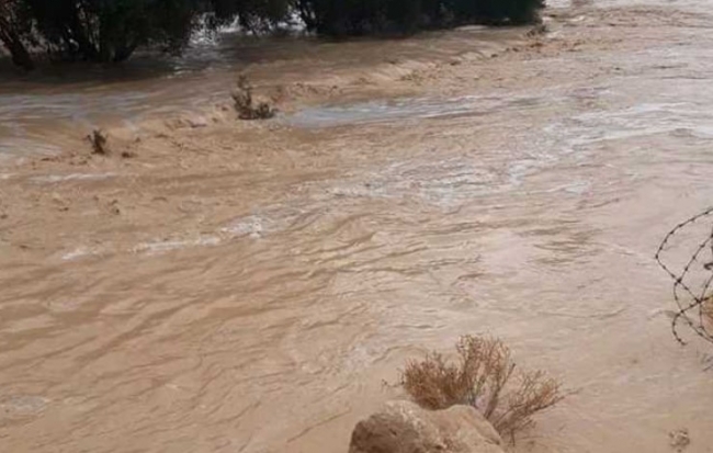 القصرين: فيضان وادي الشبلي بفوسانة