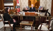 رئيس الجمهورية يستقبل رئيسة الحكومة الجديدة