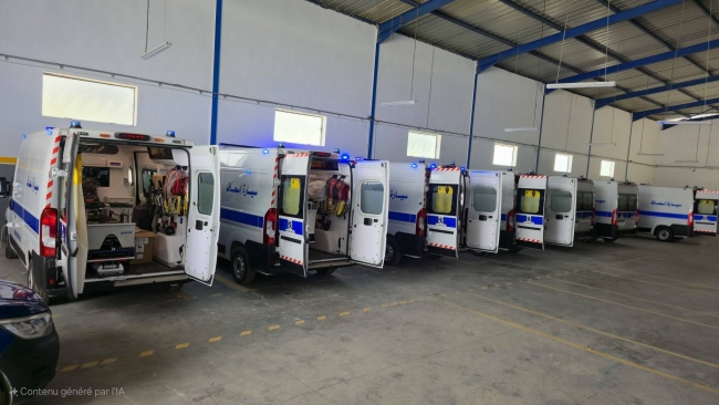 تدعيم عدد من وحدات الطب الاستعجالي بسيارات إسعاف