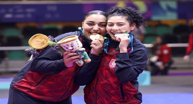 ألعاب التضامن الإسلامي: ذهبية وفضية  لتونس