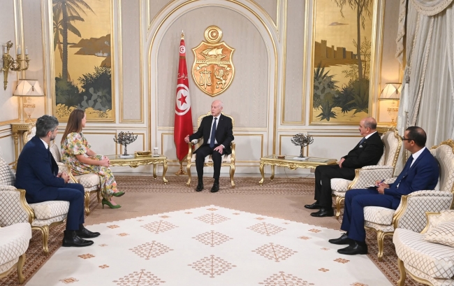 رئيس الجمهورية يتسلم أوراق اعتماد سفراء أجانب جدد بتونس