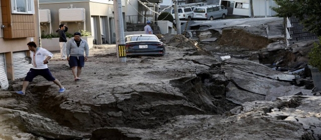 زلزال قوي يهز جزيرة ھوكايدو اليابانية مرة أخرى في أقل من شهر