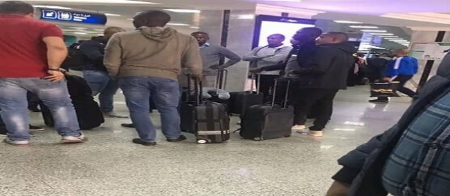 وصول طاقم التحكيم الإثيوبي بقيادة باملاك تيسيما إلى مطار تونس قرطاج
