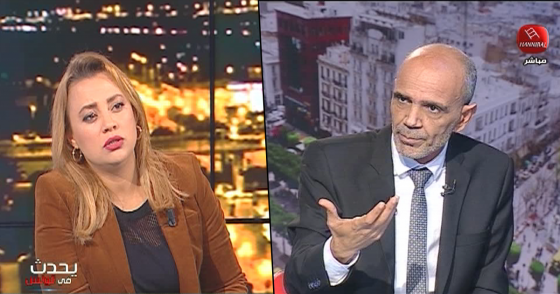 وزير التربية محمد الحامدي ضيف إيمان المداحي في برنامج يحدث في تونس مباشرة على قناة حنبعل 